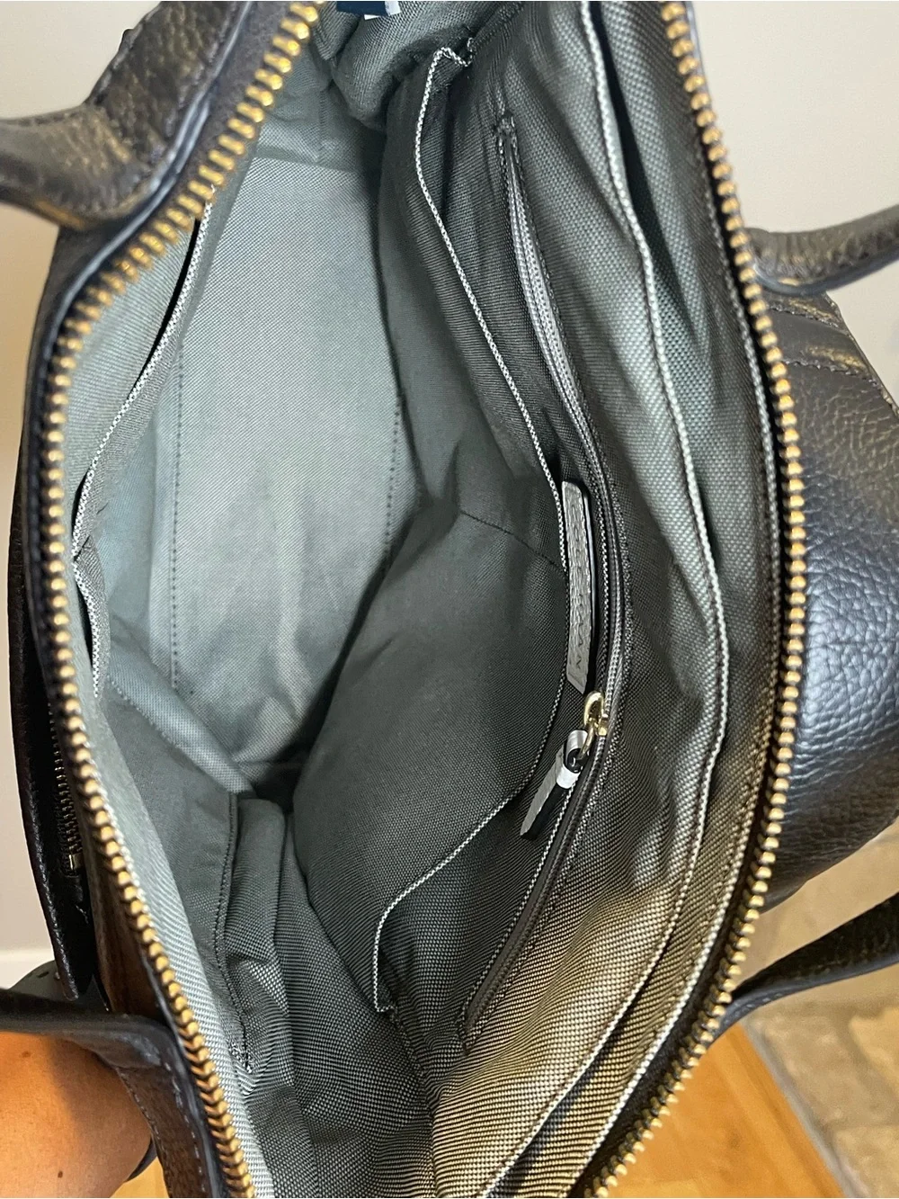 Cole Haan Grand Ambition Luxe Houndstooth Leather Backpack w Tablet Slot NWOT